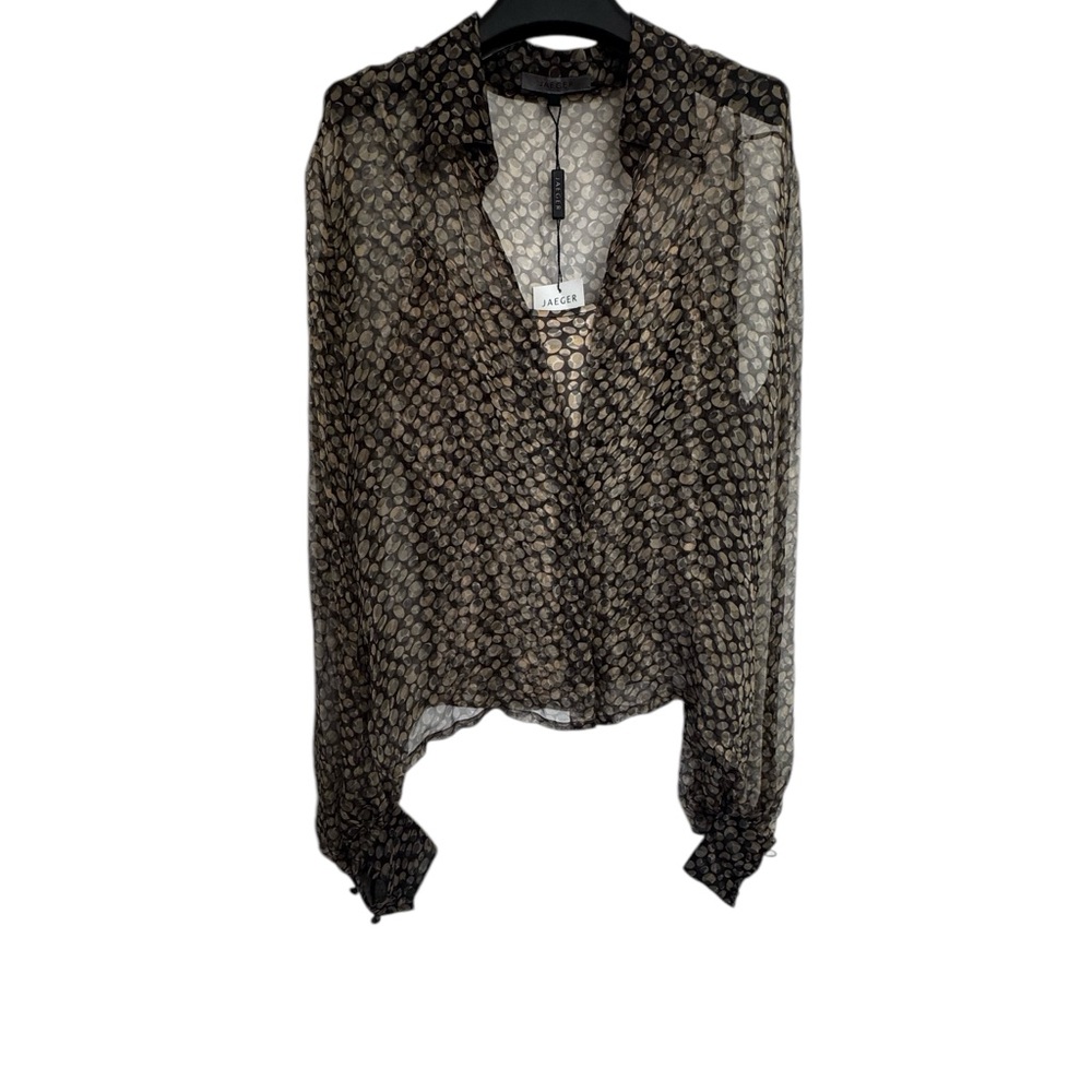 Jaeger Silk Sheer Women's Blouse with matching cami - New - Picture 2 of 8